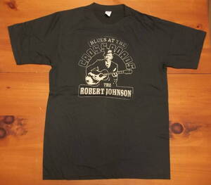 新品 【Robert Johnson】ロバートジョンソン Vintage Style 両面 プリントTシャツ XL // ブルース クロスロード エリッククラプトン