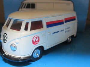  KADO 日本製 1/43 フォルクスワーゲン デリバリーバン 日本航空 JAL VOLKSWAGEN DELIVERY VAN カドー VW ダンディ