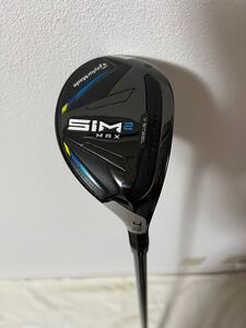 超美品! TaylorMade SIM2 MAX ユーティリティ（レスキュー） 4U 22° TENSEI BLUE TM60 フレックスS （日本仕様）テーラーメード　2019