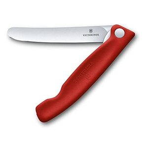 VICTORINOX(ビクトリノックス) ペティナイフ フォールディングパーリングナイフ 11cm レッド 折りたたみ スイスクラシック 果物ナ