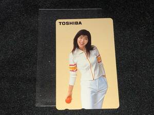 【未使用品】テレホンカード50〈110-016〉TOSHIBA 松たか子