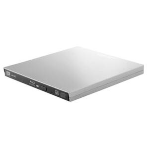 【中古】ロジテック ポータブルブルーレイドライブ USB3.1(Gen1) / USB3.0 mac 薄型 シルバー LBD-PVB6UCMSV