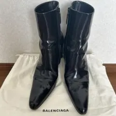 BALENCIAGAブラックブーツ 23.5cm