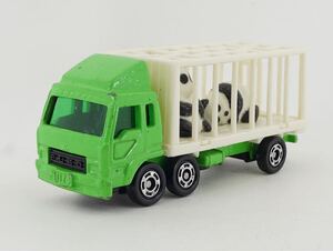 廃盤トミカ 三菱ふそう 動物運搬車（パンダ）1989年No.76　《期間限定20台まで送料230円》ミニカー 絶版 まとめ セット