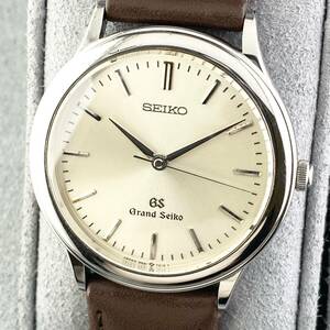 【1円〜】Grand Sieko グランドセイコー GS 腕時計 メンズ 9581-7000 シルバー系文字盤 ラウンドフェイス 可動品