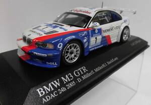 1/43 BMW M3 GTR #1 ADAC ニュル 24H 2005 2位 D & J.ミュラー / H.J.シュトク / P.ラミー 絶版品 送料込