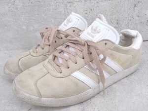 ◇ adidas アディダス B41660 GAZELLE ガゼル シューズ 23.5cm ベージュ *