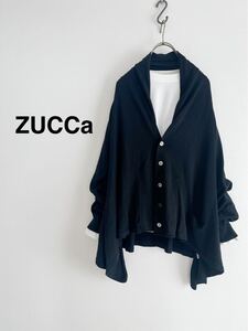 ZUCCa ニットカーディガン ブラック Mサイズ ズッカ レディース