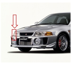 ★未使用 純正 ランサー CP9A フロントターン シグナル ランプ キット コーナー RH 右側 EVO5 EVO6 Front Turn Signal Lamp 三菱 純正部品