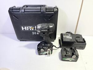 ◎1円〜日立工機 コードレスインパクトドライバ WH36DA 中古 マルチボルト HITACHI 電動工具◎