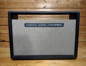 CUSTOM AUDIO AMPLIFIERS OPENBACK2×12inch スピーカーキャビネット(要修理） スピーカー無し