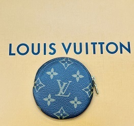 ◇1円 ★ 美品 LOUIS VUITTON ルイヴィトン モノグラム 丸形コインケース ミニ財布 マルチケース ファスナー開閉 