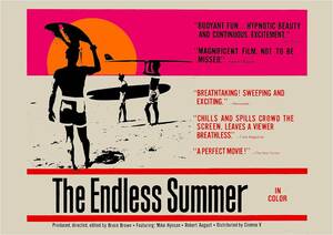 US版ポスター②『エンドレス・サマー／終りなき夏』（The Endless Summer）★ブルース・ブラウン/カリフォルニア／ハワイ/ノースショア