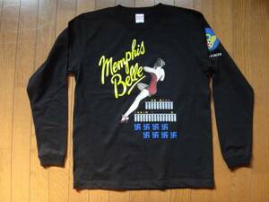 フライトジャケット風 ロングTシャツ メンフィスベル　Memphis Belle　　　　　01