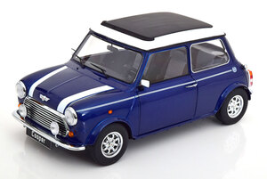 セール　KK scale 1/12 Mini Cooper Sunroof LHD blue-metallic/white　ダイキャスト製　ビックスケール