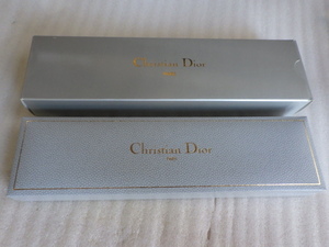 Christian Dior　クリスチャン ディオール　時計　ボックス　革ベルト用　グレー　ケース　箱　ｚ052506