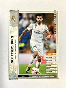 WCCF 2017-2018 ダニ・セバージョス EXTRA エクストラカード Panini 17-18 レアル・マドリー