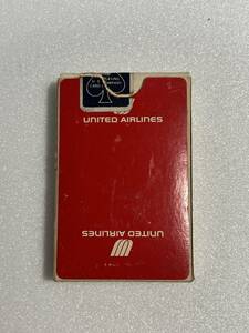 UNITED AirLines ユナイテッド航空　トランプ　used レア物エアライングッズ　コレクタブルビンテージアンティーク　アメリカ買い付け品