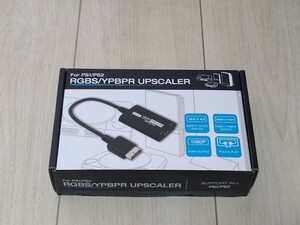 即決PS1PS2 新品未使用品 アップスケーラー HDMIコンバーター 16:9/3:4切替スイッチ付 RGBS/YPBPR 1080P プレイステーション1 2本体対応