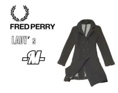 レディースM◇FRED PERRY◇コート 黒