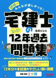 みんなが欲しかった！宅建士の12年過去問題集(問題 解説2分冊)(2018年度版)/滝澤ななみ(著者)