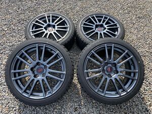 GVB GRBインプレッサ WRXSTI スペックC 245/40R18 ブリザック スタッドレスタイヤ スバル純正ホイール GVB GRB GRF GVF レヴォーグVM4 VMG