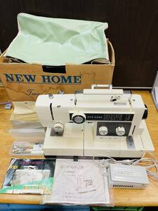 JANOME ジャノメ NEW HOME Two in One DX 624型 通電OK 箱有 説明書付 フットペダル有 現状品