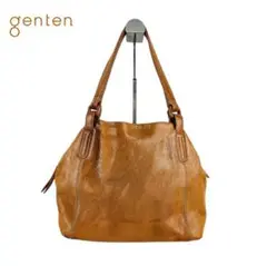 ゲンテン genten ゴートヌメ ファスナー付き 手提げ トートバッグ