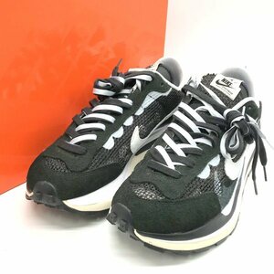 ナイキ Sacai VAPOR WAFFLE ヴェイパーワッフル スニーカー ワッフル サカイ コラボ CV1363-001 メンズ 28.5cm ブラック NIKE 靴 B9967◆