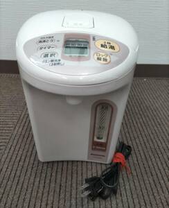 中古品☆Panasonic/パナソニック　3.0L 電気ポット マイコン沸騰ジャーポット　NC-BJ302　動作確認済み