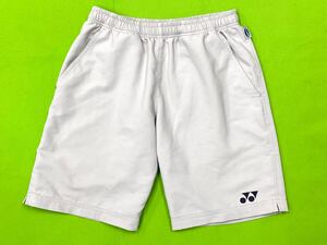 27★即決★ヨネックス★ハーフパンツ★Sサイズ★ライトグレー★ベリークール★中古★YONEX★バドミントン★テニス★