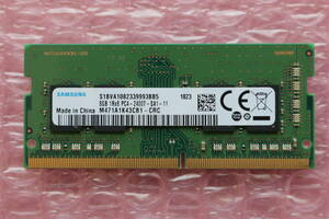 ★送料無料★SAMSUNG ノート用8GBメモリー 1Rx8 PC4-2400T-SA1-11 M471A1K43CB1-CRC 1823-08【複数あり】