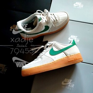 新品 正規品 NIKE ナイキ AIR FORCE1 LOW エアフォース1 07 LV8 ロー ファントム 緑 グリーン ガムソール 27cm US9 デュブレ 箱付き