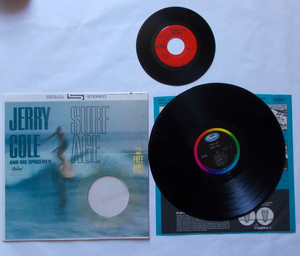 輸入盤ビニール・カヴァー・EP付，LP　JERRY COLE　”SURF AGE　ST-2112