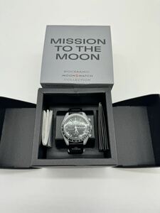 新品未使用品　2024年2月購入　OMEGA×SWATCH MISSION TO THE MOON スウォッチ オメガ 