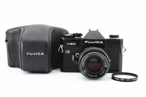 [良品]フジカ FUJICA ST801 35mm フィルムカメラ ブラック 黒 + EBC FUJINON 55mm f/1.8 2117075