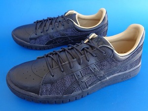 13452■新品 デッド asics GEL-PTG アシックス ゲル ポイントゲッター 黒 レザー 27.5 1203A163 ジャパン