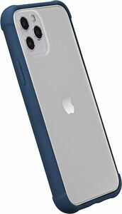 2318117☆ iPhone 11 Pro クリスタルモバイルフォンケース 保護 アンチスクラッチ ブルー ハイブリッドケース