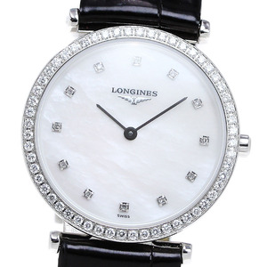 ロンジン LONGINES L4.513.0 ラ グランクラシック ダイヤベゼル クォーツ レディース 良品 _839273