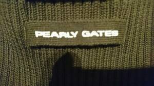 パーリーゲイツ　PEARLY GATES 　ベスト　ニット　トップス　カーキ　アルチビオ　サイズ1　美品　送料込　マスター