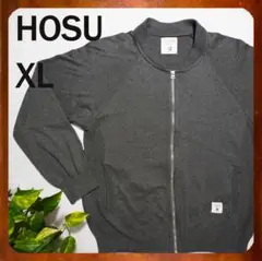 【新潟製❢完売品❢自宅洗濯可能】HOSU コットンカシミヤZIPブルゾン グレー