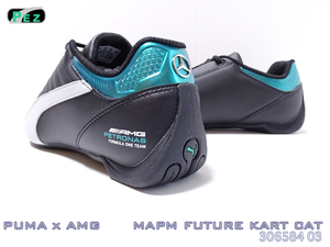 ■PUMA AMG■ MAPM フューチャーカートキャット(27cm) ■BLWHTxSILxGRN■306584 03