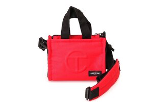 テルファー x イーストパック ショルダーストラップ付トート型ミニバッグ TELFAR CIRCLE x EASTPAK TELFAR SHOPPER EK0A5BBE 2A4 RED/4