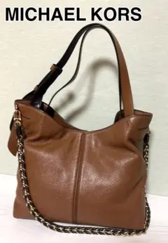 MICHAEL KORS ☆ レザー チェーン 2WAY ショルダーバッグ