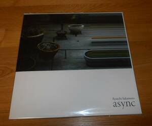 ■坂本龍一2枚組LP【async/国内2017年オリジナル盤】新品・未聴盤/アナログ盤のみのボーナストラック「water state 2」収録/RZJM-86312～3