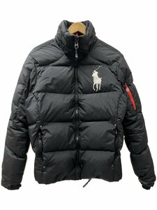 POLO RALPH LAUREN◆ダウンジャケット/S/ナイロン/BLK/710585152001//