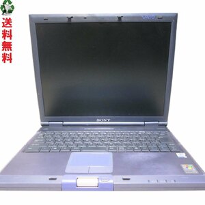 SONY VAIO PCG-GR3F/BP　【WindowsXPモデル】 ジャンク　送料無料 [89756]