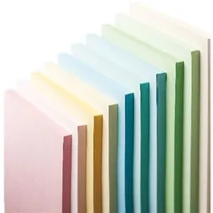 【在庫限り】（まとめ） 長門屋商店 Color Paper B5 厚口 水 ナ-4310 1冊（100枚） 【×10セット】