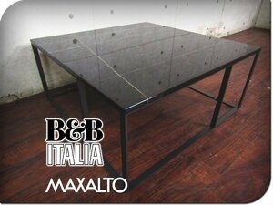 展示品/未使用品/B&B ITALIA/MAXALTO/イタリア最高級/LITHOS/リソス/Antonio Citterio/大理石/モダン/センターテーブル/127万/yykn1255m