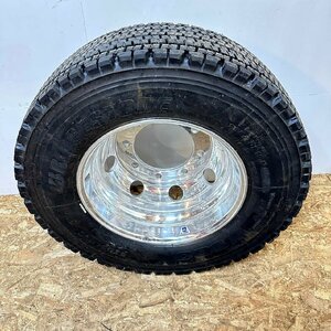 【未使用品】ブリジストン/BRIDGESTONE タイヤ W900 265/70R 19.5 140/138J 2023年製 ホイール ALCOA スタッドレス　080301/SL2/西濃